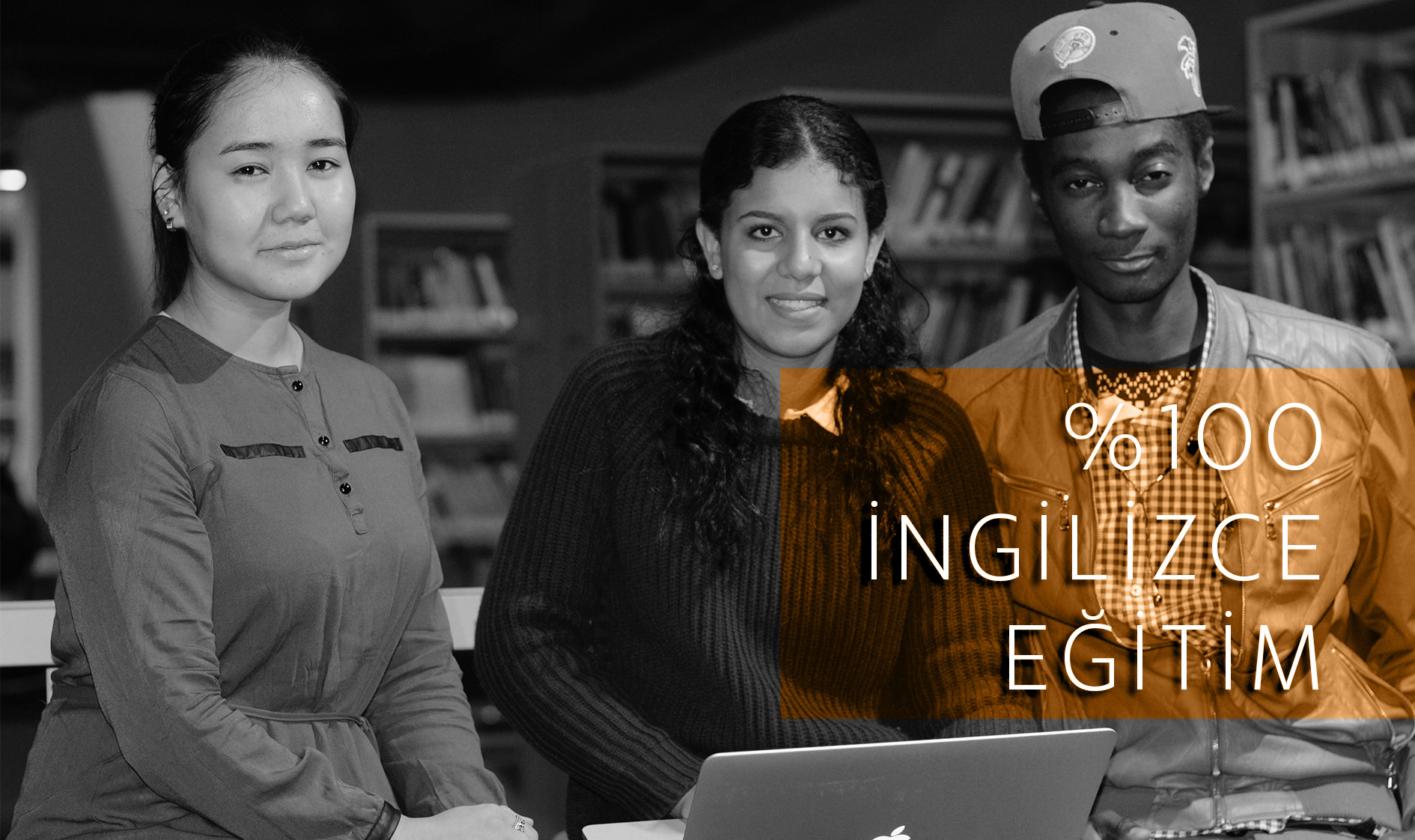 AGÜ’de İngilizce eğitim alan öğrenciler